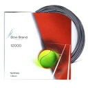 売り切り終了！大特価】ボウブランド(BowBrand)T2000(1.38mm カラー:グレー) 硬式テニス マルチフィラメントガット (18y2m)