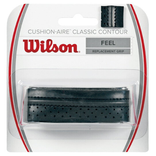 ウィルソン(Wilson) クッションエアー クラシック コンツアー リプレイスメント グリップ WRZ4203BK 次回使えるクーポンプレゼント