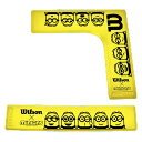 ウィルソン(Wilson) 2022 Wilson×Minions 2.0 ミニオンズ コートライン 簡易ライン WR8414101001-イエロー×ブラック(...