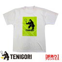【訳あり】【日本サイズ】TENIGORI(テニゴリ) ユニセックス WINWINWIN THE CHAMPIONSHIPS ドライ半袖Tシャツ ※プリントミス有...