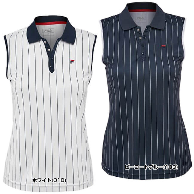 SPEC サイズ USサイズ XS S M L カラー ホワイト(010) ピーコートブルー(103) 素材 ポリエステル100% 名称 FILA Womens Pia Sleeveless Polo 商品仕様 ・前面左胸部にメーカーロゴ 店長コメント 【サイズについて】 USサイズになります。 サイズ表をご確認の上お手元のウェアと比べて頂きご購入されることを強くお勧めいたします。 【注意】 メール便での発送が可能ですが、メール便をご選択された場合はパッケージから出させて頂きますのでご了承のほどお願いいたします。 メール便は代引き日時指定は出来かねます。 タンク/ノースリーブ サイズ XS S M L 着丈(cm) □ 60 62 □ 身幅(cm) □ 40 44 □