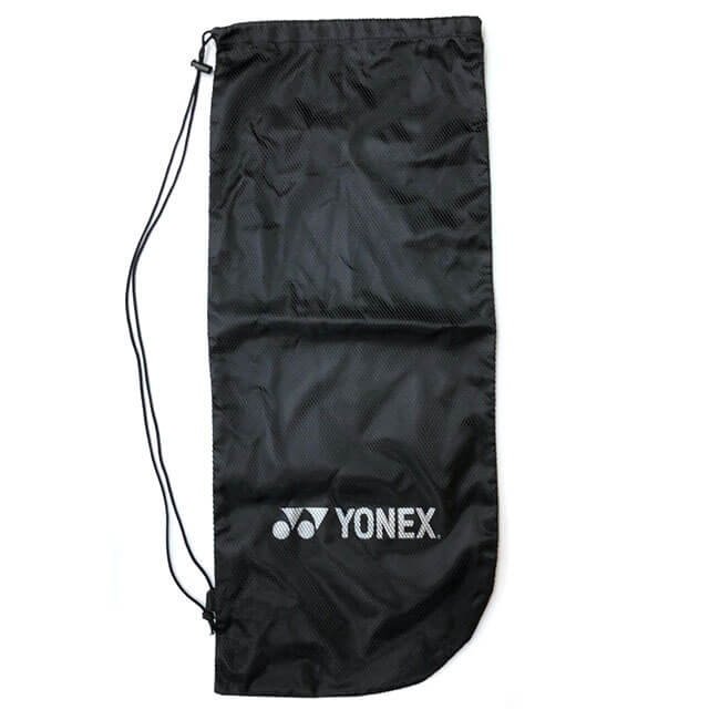 ヨネックス(Yonex) 純正ソフトラケットケース 1本収納 ブラック 巾着タイプ ※メッシュ生地付き※ 