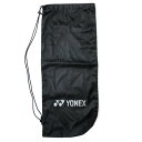 ヨネックス(Yonex) 純正ソフトラケットケース 1本収納 ブラック 巾着タイプ ※メッシュ生地付き※ 次回使えるクーポンプレゼント