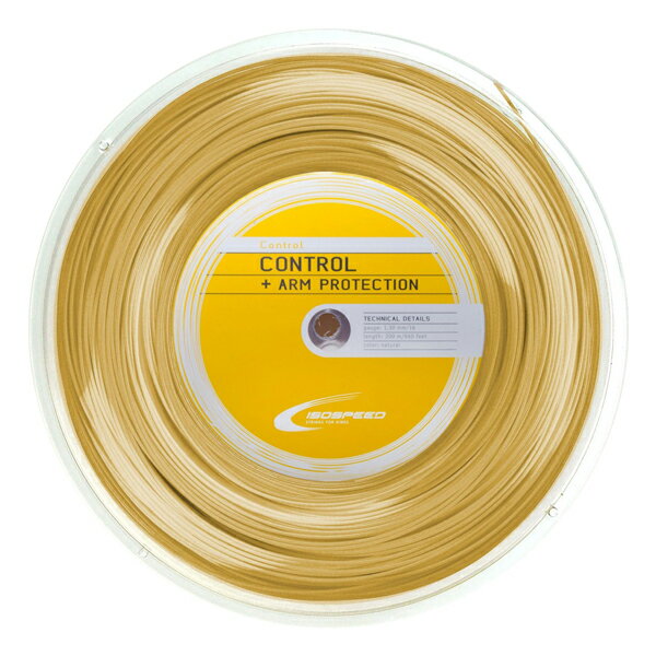 イソスピード(Isospeed) コントロール1.30mm 200Mロール 硬式テニス マルチフィラメントガットControl 130[次回使えるクーポンプレゼント]