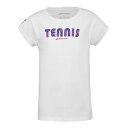 バボラ(Babolat) 2024 ジュニア(ガールズ) EXERCISE エクササイズ 綿混素材 テニス 半袖Tシャツ 4GS24444-1000 ホワイト(...