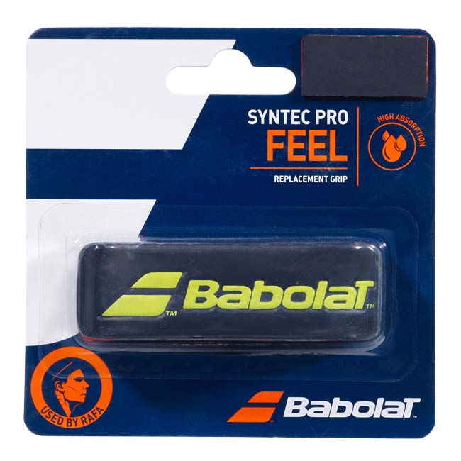 バボラ(Babolat) SYNTEC PRO シンテックプロ リプレイスメントグリップテープ 670051-232 ブラック×Fイエロー(23y2m)