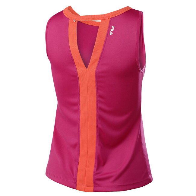 「USサイズ」FILA(フィラ) 2022 SP レディース AO Maya(マヤ) ノースリーブシャツ オーストラリアンオープン AOL229172-6120 Fフューシャ(22y1mテニス)[次回使えるクーポンプレゼント]