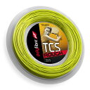 ポリファイバー TCS ラフ(125mm／1.30mm)200Mロール 硬式テニスガット ポリエステルガット(Polyfibre TCS Rouch 200M Reel String)(15y8m)