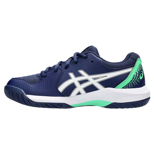 ��7��20����12������1500�ߥ����ݥ󡿥����å���(Asics) ����˥� GEL-DEDICATE 8 ����ǥ�������8 GRADE SCHOOL �����륳�����ѥƥ˥����塼�� 1044A077-401�֥롼E�ߥۥ磻��(24y12m)[����Ȥ��륯���ݥ�ץ쥼���]