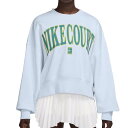 【日本サイズ】ナイキ(NIKE) 2025 SP レディース COURT PHOENIX FLEECE オーバーオーバーサイズ クルーネック 長袖スウェットシャ...