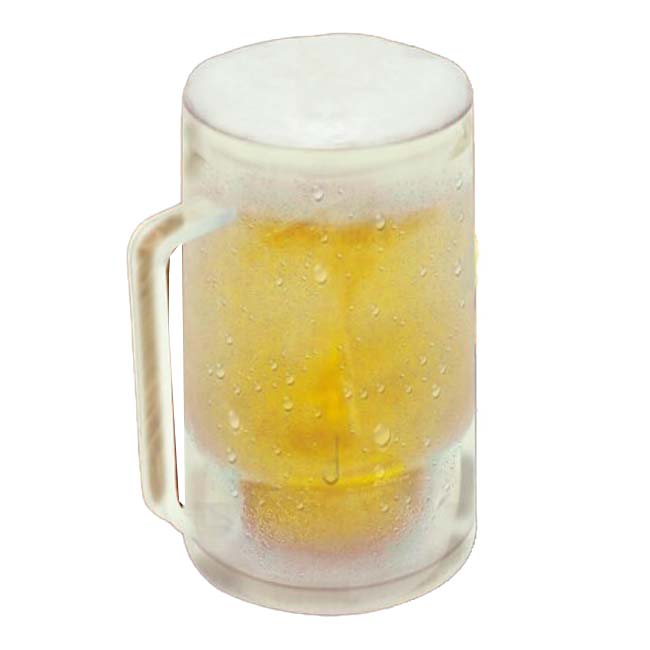 ＼6日12時までGWクーポン8%OFF／【キンキンに冷えた一杯を！】 ハック(HAC) 冷え冷えジョッキ 350ml 冷凍して使用 HAC4040-クリア(24y3m)[次回使えるクーポンプレゼント]