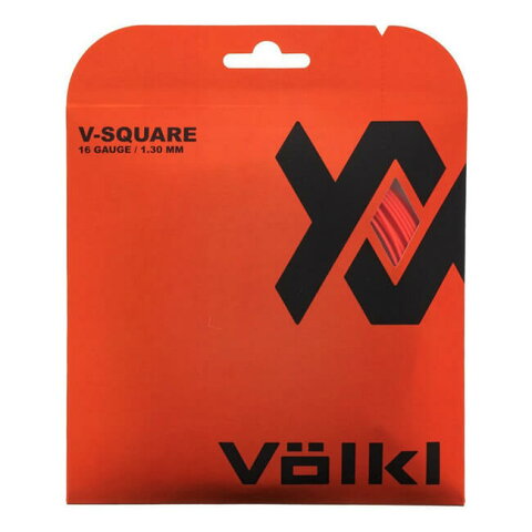 52時間限定9％OFFクーポン】[お試し12Mカット品]フォルクル(Volkl) Vスクェア V-Square 19(1.10mm)／ 18(1.20mm)／17(1.25mm)／16(1.30mm) 12M 硬式テニス ポリエステルガット -ラヴァ(19y8m)[次回使えるクーポンプレゼント]