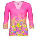 60%OFF在庫処分特価】BIDI BADU(ビディバドゥ) ジュニア(ガールズ) Baya(バヤ) テック Vネック ロングスリーブシャツ 七分丈袖 -PKY...