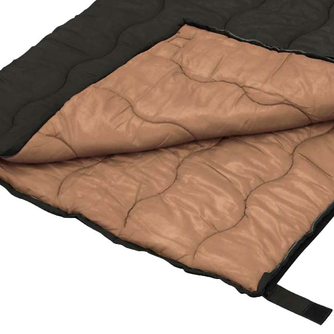 ＼最大1500円引き限定クーポン！／在庫処分特価】【適性温度5度まで対応】Montagna(モンターナ) レクタングラーシュラフ 70×185cm 収納袋付き 寝袋 HAC3559-ブラック(23y9m)[次回使えるクーポンプレゼント] amuse37-10037086 アミュゼスポーツ サンプル画像3