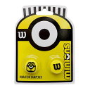 ウィルソン(Wilson) 2023 WILSON×MINIONS ミニオンズ V3.0 バイブレーションダンプナー 振動止め 2個入り WR8418001001-イエロー×ブラック(23y5m) 次回使えるクーポンプレゼント