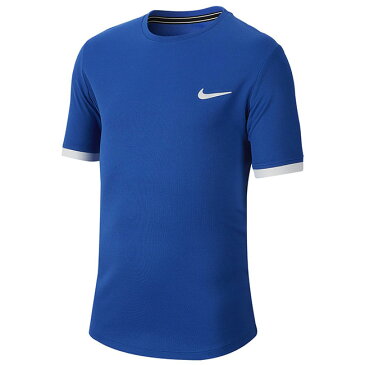 ナイキ(NIKE) 2019 ジュニア(ボーイズ) DRI-FIT クルーシャツ CD0072-480ゲームロイヤル(19y10mテニス)[次回使えるクーポンプレゼント]