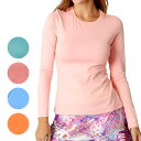 アパレル売切りセール】【USサイズ】Sofibella(ソフィベラ) レディース UV Colors UVカラー 無地 長袖Tシャツ 7013(22y11mテニ...