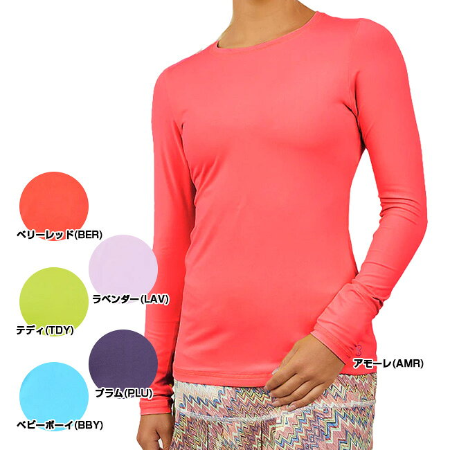 アミュゼスポーツの＼14日〜23日最大1500円OFFクーポン／【USサイズ】Sofibella(ソフィベラ) レディース UV Colors UVカラー 無地 長袖Tシャツ 7013(22y11mテニス)[次回使えるクーポンプレゼント]｜アングル2