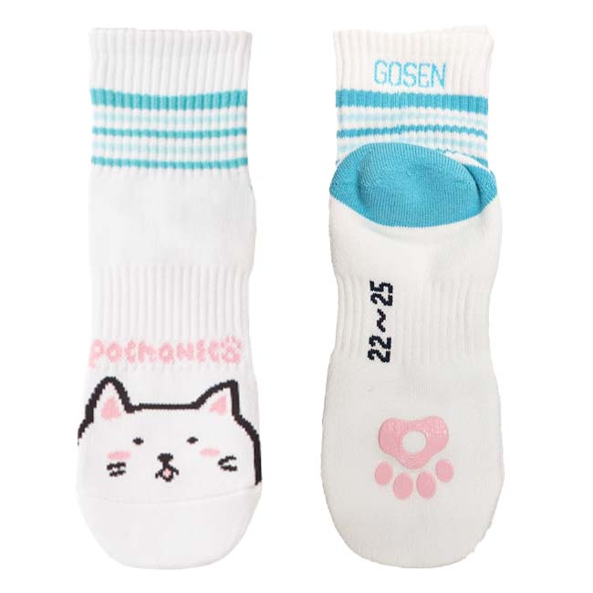 ＼18日〜22日！決算祭4弾8％OFFクーポン／ゴーセン(Gosen) レディース ぽちゃ猫 po...