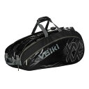 【6本収納】フォルクル(Volkl) PRIMO COMBI プリモ コンビ ラケットバッグ テニスバッグ V72002-ブラック×チャコール(24y2m)[次...