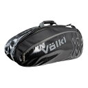 【9本収納】フォルクル(Volkl) PRIMO MEGA プリモ メガ ラケットバッグ テニスバッグ V72001-ブラック×チャコール(24y2m)[次回使...