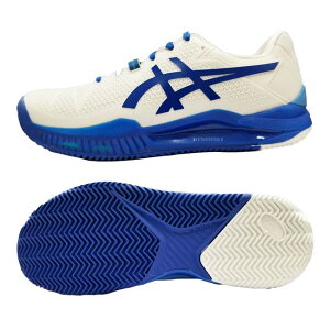 ߸˽ʬòۥå(Asics)  쥾塼8 CLAY 졼ѥƥ˥塼 1041A346-960 ۥ磻ȡߥĥʥ֥롼(23y1m)[Ȥ륯ݥץ쥼]