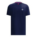 【海外サイズ】BIDI BADU(ビディバドゥ) メンズ CREW 半袖Tシャツ 【定番】 M1620003-DBL ダークブルー(23y12mテニス)[次回使...