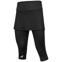 【USサイズ】バボラ(Babolat) レディース エクササイズ スカプリ スカート付きパンツ 4WP1152-2000 ブラック×ブラック(20y2mテニス)...