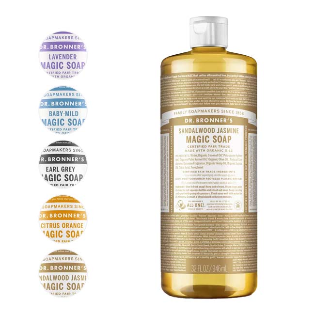 「大容量！オールインワンオーガニックソープ」ネイチャーズウェイ DR. BRONNER 039 S ドクターブロナー マジックソープ 946ml×1本 QQ コストコ (24y3m) 次回使えるクーポンプレゼント