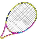 バボラ(Babolat) 2024 Boost Rafa ブースト ラファ (260g) 海外正規品 硬式テニスラケット 121246-100 イエロー×ピンク×BL(24y1m) NC 次回使えるクーポンプレゼント