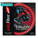 [単張パッケージ品]ポリファイバー(Polyfibre) エボリューション EVOLUTION(1.20／1.25／1.30mm) 硬式テニス ポリエステル ガット[次回使えるクーポンプレゼント]