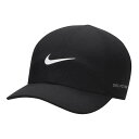 ナイキ(NIKE) 2024 SP ユニセックス Dri-FIT アドバンテージ クラブ キャップ 帽子 FB5598-010 ブラック×ホワイト(24y1m)...
