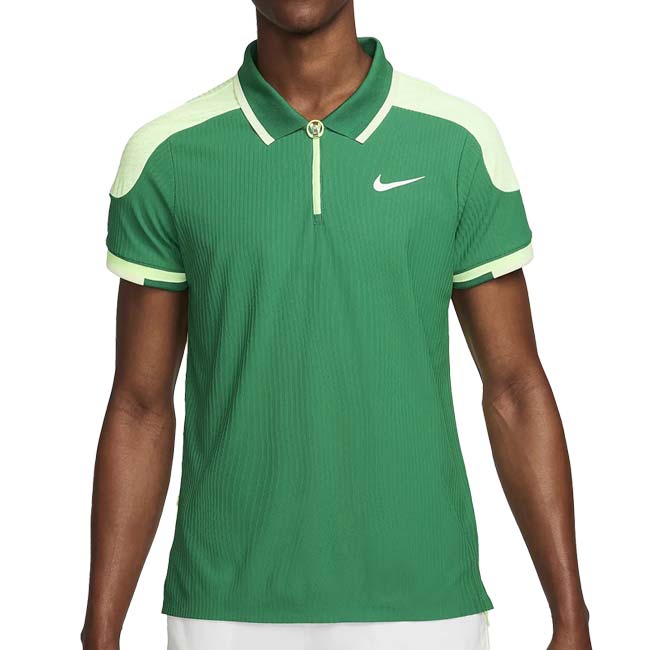 19日20時から100時間限定クーポン！売切り終了！【日本サイズ】ナイキ(NIKE) 2024 SP メンズ コート スラム Dri-FIT ADV 半袖ポロシャツ FD5129-365 マラカイト×Bボルト(24y1mテニス)[次回使えるクーポンプレゼント]