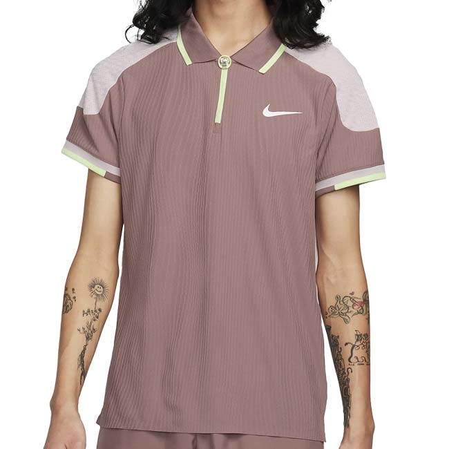 19日20時から100時間限定クーポン！売切り終了！【日本サイズ】ナイキ(NIKE) 2024 SP メンズ コート スラム Dri-FIT ADV 半袖ポロシャツ FD5129-208 Sモーブ×Pバイオレット(24y1mテニス)[次回使えるクーポンプレゼント]