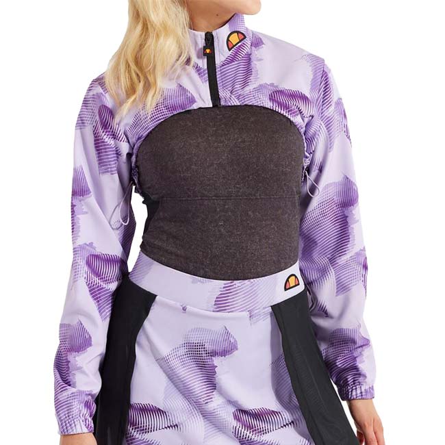 【海外サイズ】エレッセ(ellesse) レディース ペンシエロ トラックトップ ロングスリーブ カバーアップ SCP15859-302 ライトパープル(23y3mテニス)[次回使えるクーポンプレゼント] 3