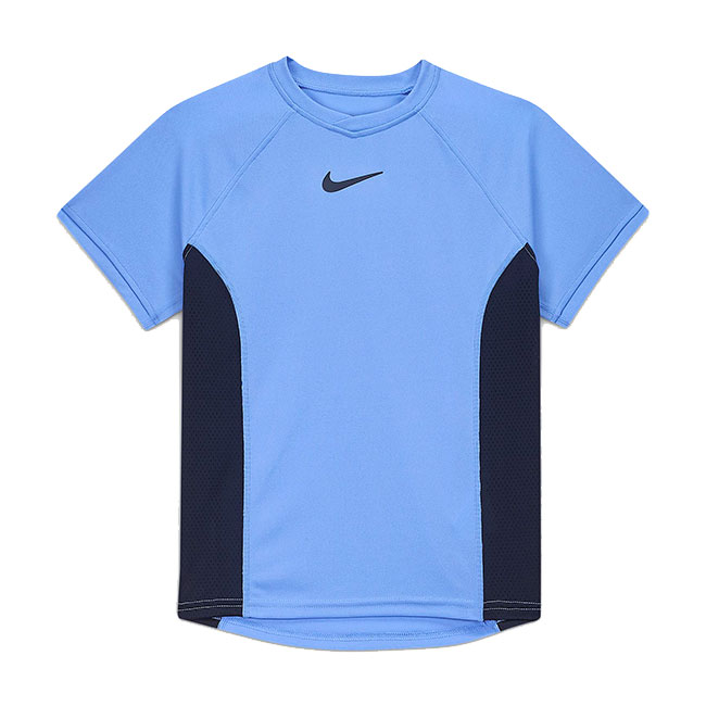 ナイキ(NIKE) 2020 SU ジュニア(ボーイズ) コート DRI-FIT クルーネック Tシャツ CD6131-478 ロイヤルパルス×オブシディアン(20y6mテニス)[次回使えるクーポンプレゼント]