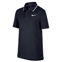 在庫処分特価】ナイキ(NIKE) ジュニア(ボーイズ) コート DRI-FIT ゲームポロシャツ BQ8792-451 オブシディアン並行輸入品(20y10mテニス) 次回使えるクーポンプレゼント