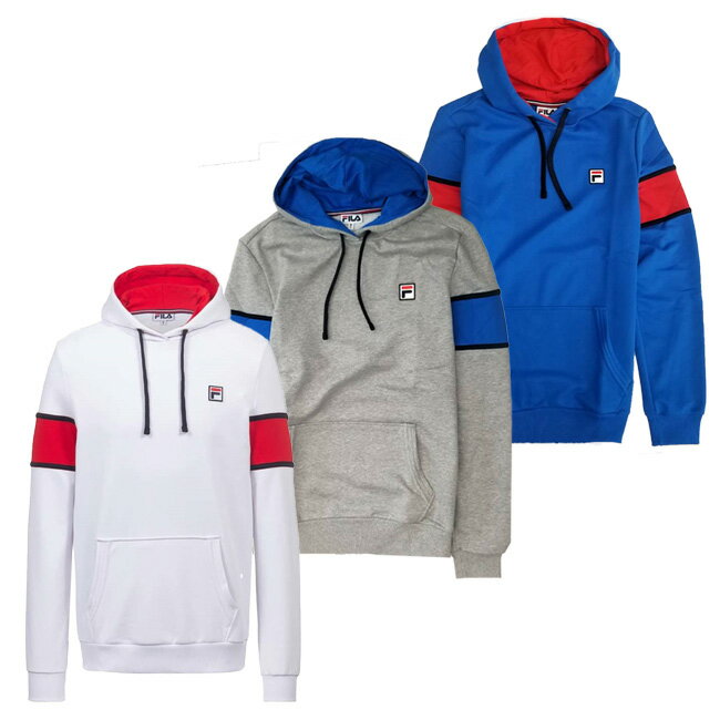 スーパーセール期間限定20%OFF！在庫処分特価】[USサイズ]フィラ(FILA) 2020 メンズ Daniel(ダニエル) スウェットフーディ パーカー FLM201007(20y6mテニス)[次回使えるクーポンプレゼント]