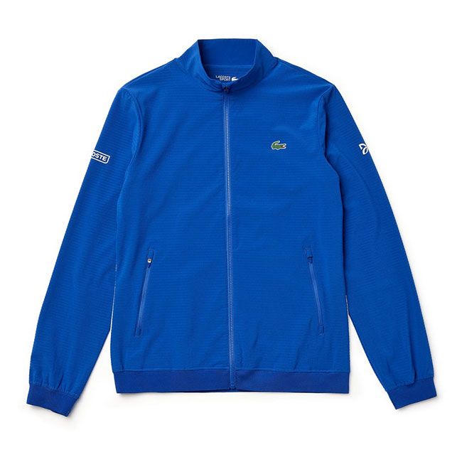 在庫処分特価】[ノバク・ジョコビッチ][海外サイズ]ラコステ(Lacoste) 2020 SS メンズ ノバクジョコビッチ テクスチャ— ジップ ジャケット BH4745(20y2mテニス)[次回使えるクーポンプレゼント]