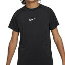 アパレル売切りセール】ナイキ(NIKE) 2024 SU ジュニア(ボーイズ) PRO プロ Dri-FIT ゲームシャツ FJ6858-010ブラック×ホワイ...