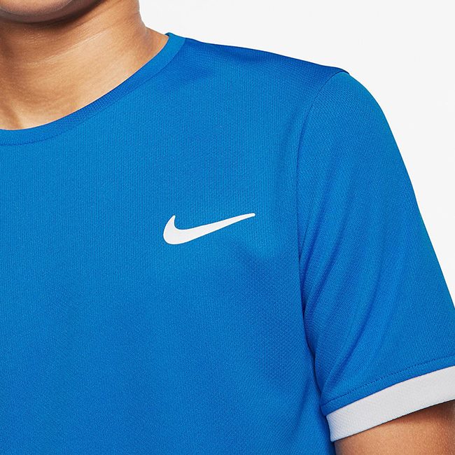 ナイキ(NIKE) 2019 ジュニア(ボーイズ) DRI-FIT クルーシャツ CD0072-480ゲームロイヤル(19y10mテニス)[次回使えるクーポンプレゼント]