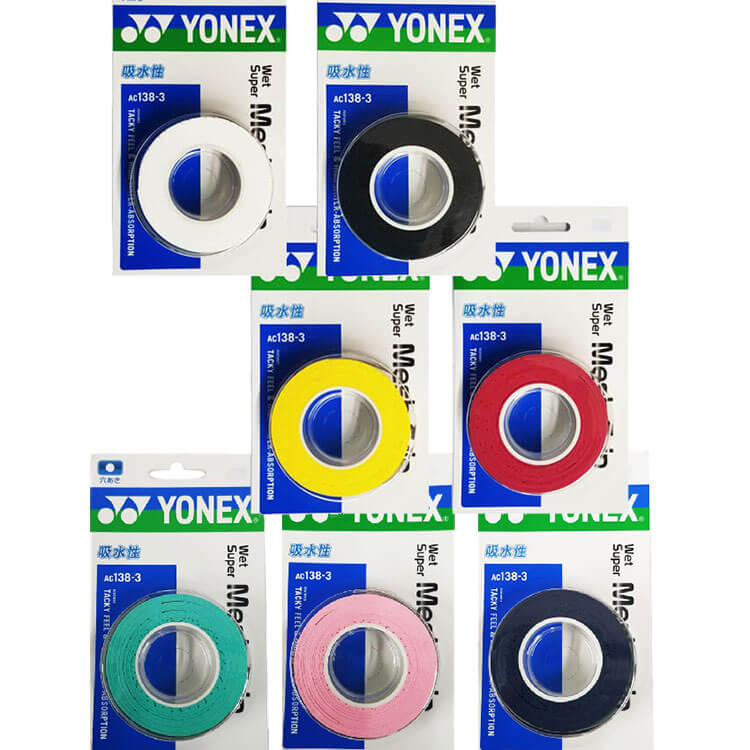 ヨネックス(YONEX) ウエットスーパー メッシュグリップ 穴あき加工 グリップテープ AC138-3(19y8m)