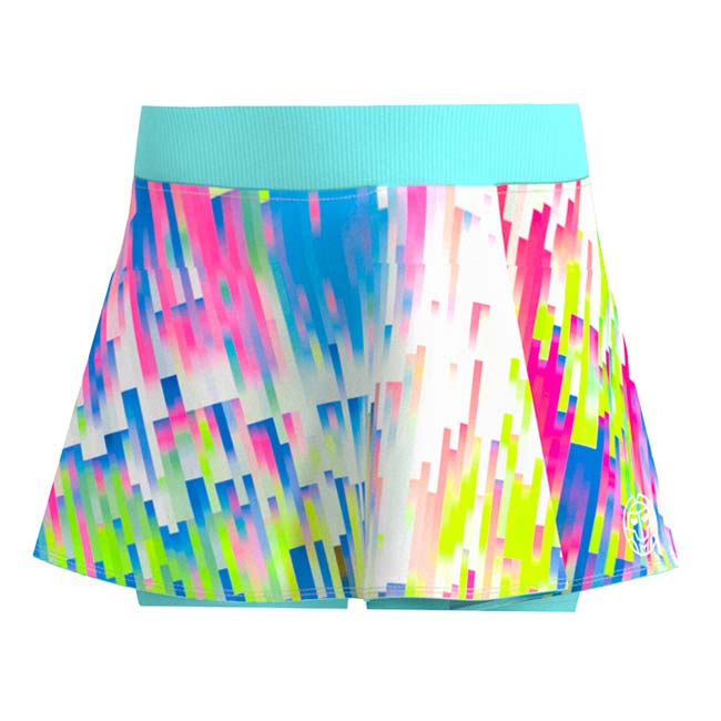 30%OFF在庫処分特価】「海外サイズ」BIDI BADU(ビディバドゥ) 2024 SP レディース MELBOURNE 全豪オープン プリントウェービースカート W1390006-AQMX(23y12mテニス)[次回使えるクーポンプレゼント]