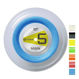 バドミントン」ゴーセン(Gosen) G-TONE 5 ジー・トーン ファイブ 0.65mm 220mロール 国内正規品 バドミントンガット BS0653(23y10m)[次回使えるクーポンプレゼント]