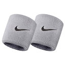 ナイキ(NIKE) ユニセックス スウッシュ リストバンド 2個1セット NNN04051OS/BN0007/BN2095-051 グレーヘザー×ブラック(20...