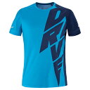 【USサイズ】バボラ(Babolat) 2021 メンズ DRIVE ドライブ クルーネック半袖Tシャツ 2MS21011X-4086 ドライブブルー(21y2...