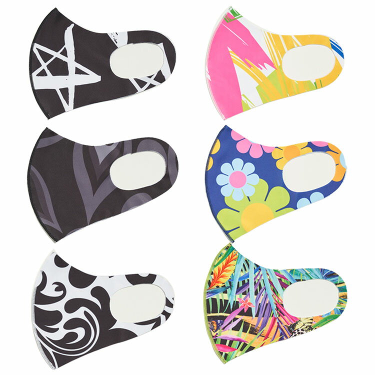 【ブラックフライデー2BUY 8%OFF】売切り終了!超特価】LOUDMOUTH(ラウドマウス) ユニセックス 3Dマスク 洗える水着素材マスク UVカット 9...