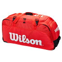 ウィルソン(Wilson) 2021 SUPER TOUR スーパーツアー トラベルバッグ トローリーバッグ WR8012201001-レッド(21y3m)