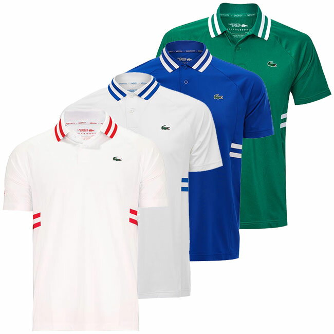 [ノバク・ジョコビッチ][海外サイズ]ラコステ(Lacoste) 2021 SS メンズ スポーツ ブリーザブル ULTRA-DRY 半袖ポロシャツ DH9615(21y4mテニス)[次回使えるクーポンプレゼント]