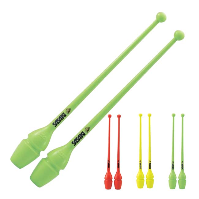 ササキ(SASAKI) ラバークラブ 長さ44cm 鮮やかなネオンカラー F.I.G.(国際体操連盟)認定品 M-34H-F M34HF(24y1m)[次回使え...